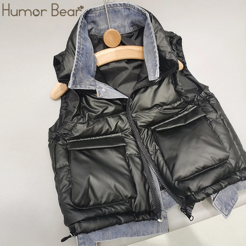 Humor Bear Children Vests New Winter Down Vest Boys Girls Sleeveless Denim Collar Jacket Kids Warm Waistcoat
Humor Bear Children Vests New Winter Down Vest Boys Girls Sleeveless Denim Collar Jacket Kids Warm Waistcoat