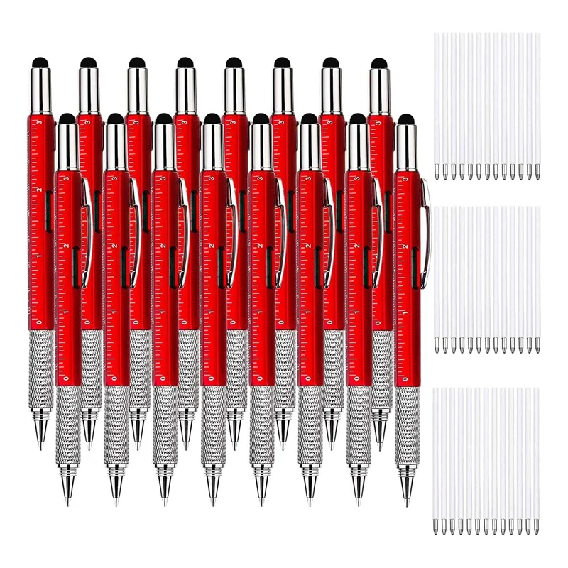 16Pcs Gift Tool Pen 6 In 1 Multitool Ballpoint Pens Personalized Pen Tool Gadget Pen Gift For Men On Fathers Day Gifts
16Pcs Gift Tool Pen 6 In 1 Multitool Ballpoint Pens Personalized Pen Tool Gadget Pen Gift For Men On Fathers Day Gifts