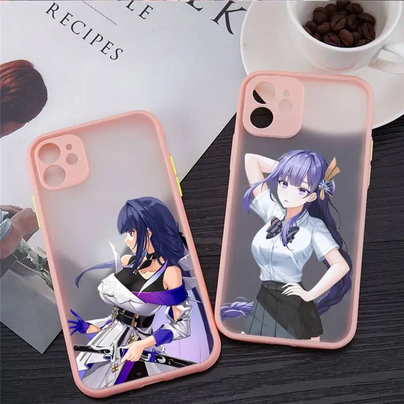 Genshin Impact Raiden Shogun Phone Case matte transparent For iphone 11 12 13 7 8 plus mini x xs xr pro max cover
Genshin Impact Raiden Shogun Phone Case matte transparent For iphone 11 12 13 7 8 plus mini x xs xr pro max cover