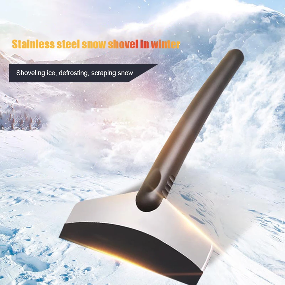 Car Window Ice Snow Scraper Remover Winter Windshield Frost Removal Shovel Stainless Steel Snow Shovels Vehicle De-Icing Tool
Car Window Ice Snow Scraper Remover Winter Windshield Frost Removal Shovel Stainless Steel Snow Shovels Vehicle De-Icing Tool