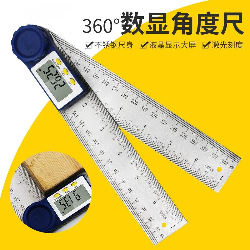 10pcs Digital Display Angle Ruler Angle Measuring Instrument Level Ruler 200/300mm Multi-purpose Protractor Woodworking
10pcs Digital Display Angle Ruler Angle Measuring Instrument Level Ruler 200/300mm Multi-purpose Protractor Woodworking