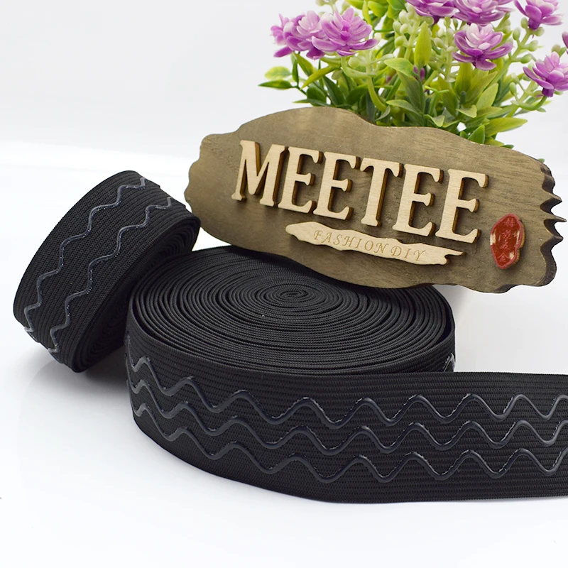 2/5/10meters Meetee 2-4cm Non-slip Elastic Band Wave Silicone Ribbon Belt Tape DIY Sport Clothes Wrist Guard Sewing Accessories
2/5/10meters Meetee 2-4cm Non-slip Elastic Band Wave Silicone Ribbon Belt Tape DIY Sport Clothes Wrist Guard Sewing Accessories