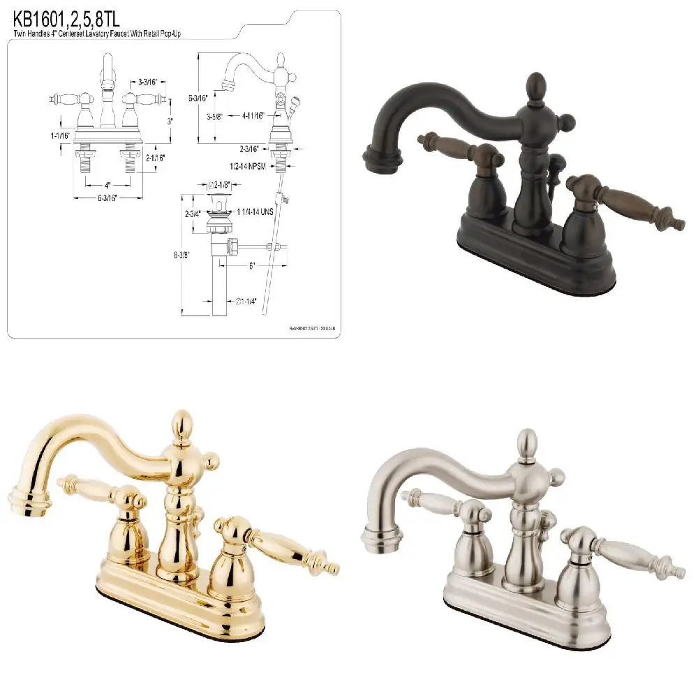 Luxurious Oil-Rubbed Bronze 4 In. Centerset Home Decor Bathroom Faucet - Perfect for Upgrade and Refresh Your Home.
Luxurious Oil-Rubbed Bronze 4 In. Centerset Home Decor Bathroom Faucet - Perfect for Upgrade and Refresh Your Home.