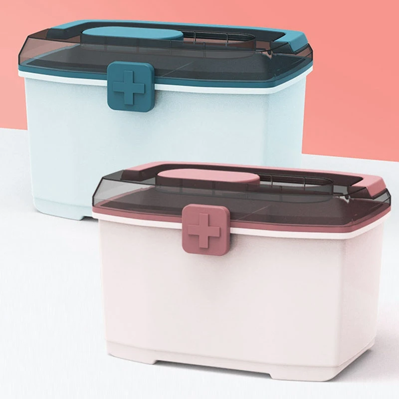 MOOL Portable Storage Medicine Box Plastic Thickened Double-Layer Home Kit First Aid Kit Portable Medicine Box
MOOL Portable Storage Medicine Box Plastic Thickened Double-Layer Home Kit First Aid Kit Portable Medicine Box