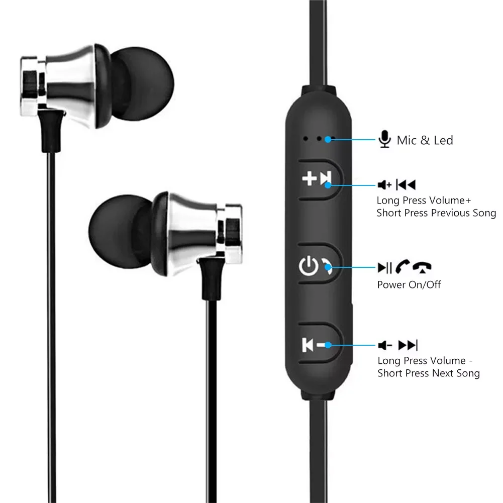 New in Earphones Wireless Sport Earphones Stereo Headphone Headset With Mic For IPhone
New in Earphones Wireless Sport Earphones Stereo Headphone Headset With Mic For IPhone