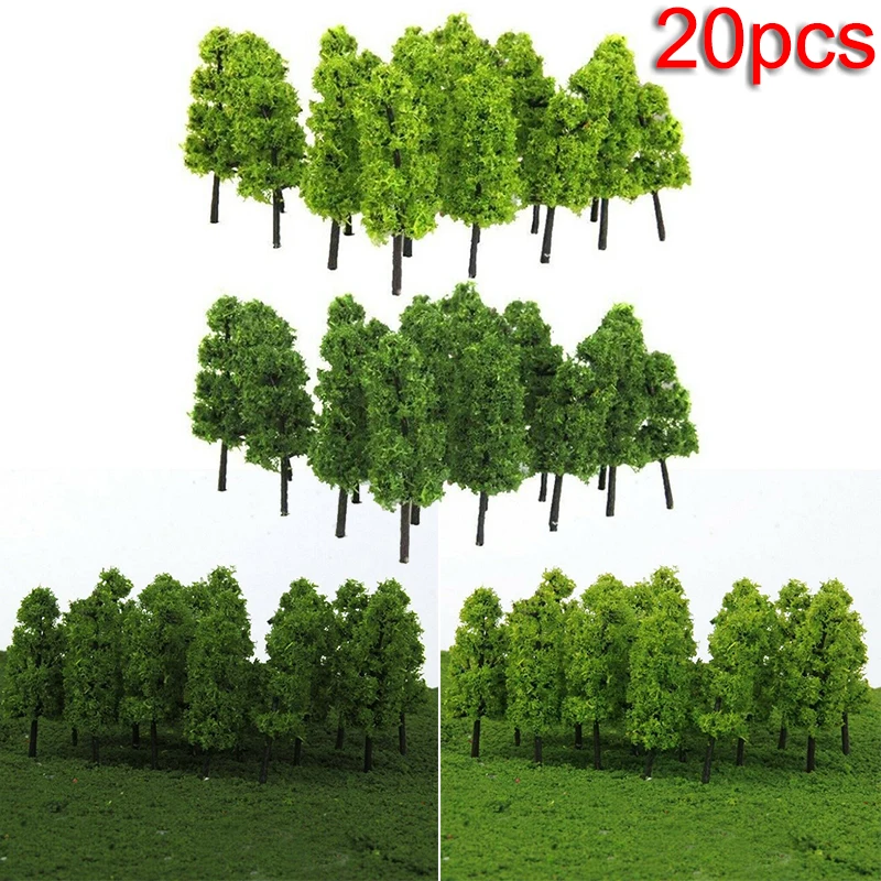 20pcs/set Dark Green Model Trees Light Green Model Trees Simulation Tree Railway Landscape Model Scene Layout Garden Decoration
20pcs/set Dark Green Model Trees Light Green Model Trees Simulation Tree Railway Landscape Model Scene Layout Garden Decoration