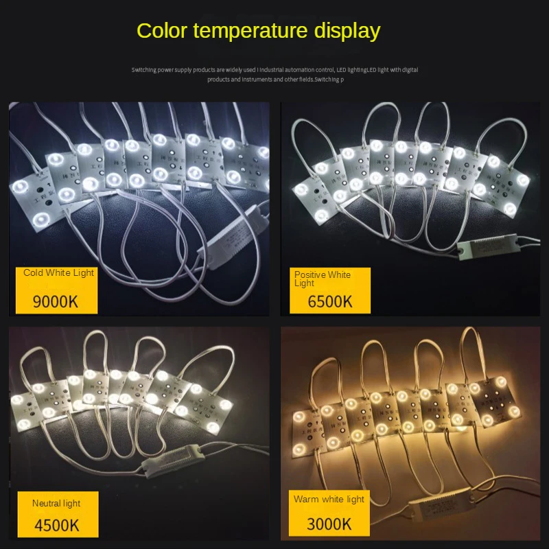 AC 220V Samsung Chip LED Module Light 4LEDs 1W Super Bright Advertising Design LED Module Lamp IP43 LED Sign Backlight
AC 220V Samsung Chip LED Module Light 4LEDs 1W Super Bright Advertising Design LED Module Lamp IP43 LED Sign Backlight