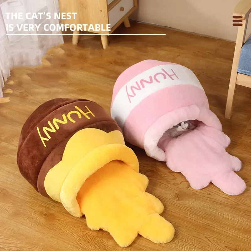 Warm Cat Bed Honey Pot Cat Nest Pet Mat Bed For Cats Cushion Indoor Cute Kawaii Cat House Dog Cat Supplies Cat Accessories
Warm Cat Bed Honey Pot Cat Nest Pet Mat Bed For Cats Cushion Indoor Cute Kawaii Cat House Dog Cat Supplies Cat Accessories
