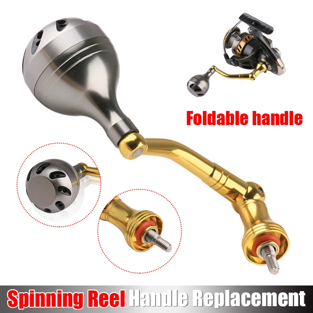 Fishing Reels All Metal Handle Rocker Replacement Refit CNC Foldable Aluminium Alloy Rocker Arm Spinning Wheel 2000--5000 series
Fishing Reels All Metal Handle Rocker Replacement Refit CNC Foldable Aluminium Alloy Rocker Arm Spinning Wheel 2000--5000 series