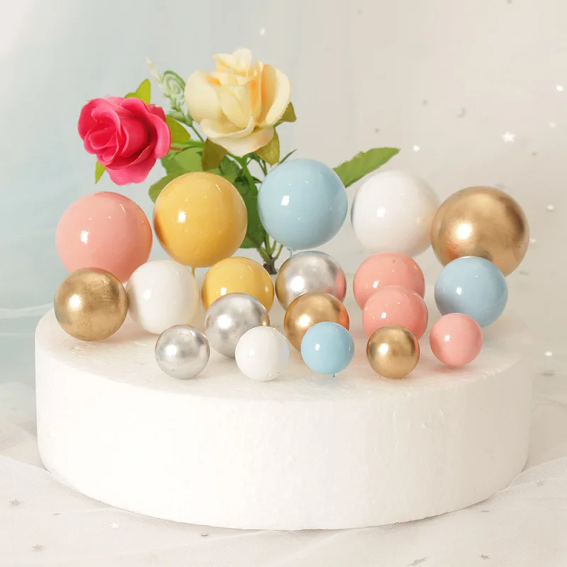 20Pcs Ball Cake topper happy birthday Baby Shower wedding decoration cake toppers Ball 1st birthday girl Party decoration
20Pcs Ball Cake topper happy birthday Baby Shower wedding decoration cake toppers Ball 1st birthday girl Party decoration