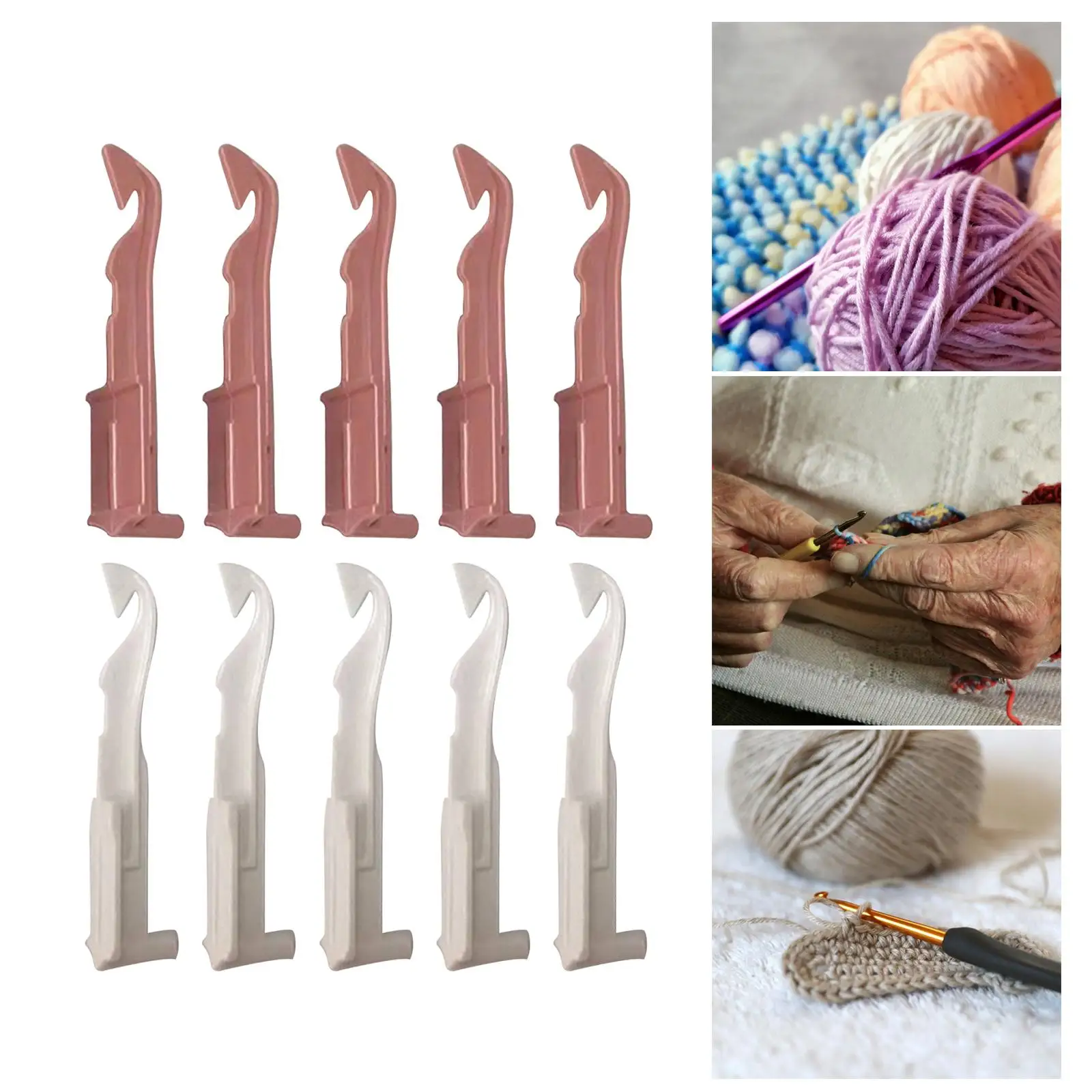 Set of 10 Knitting Hooks 22/8 Knitting Machine Parts 
Set of 10 Knitting Hooks 22/8 Knitting Machine Parts