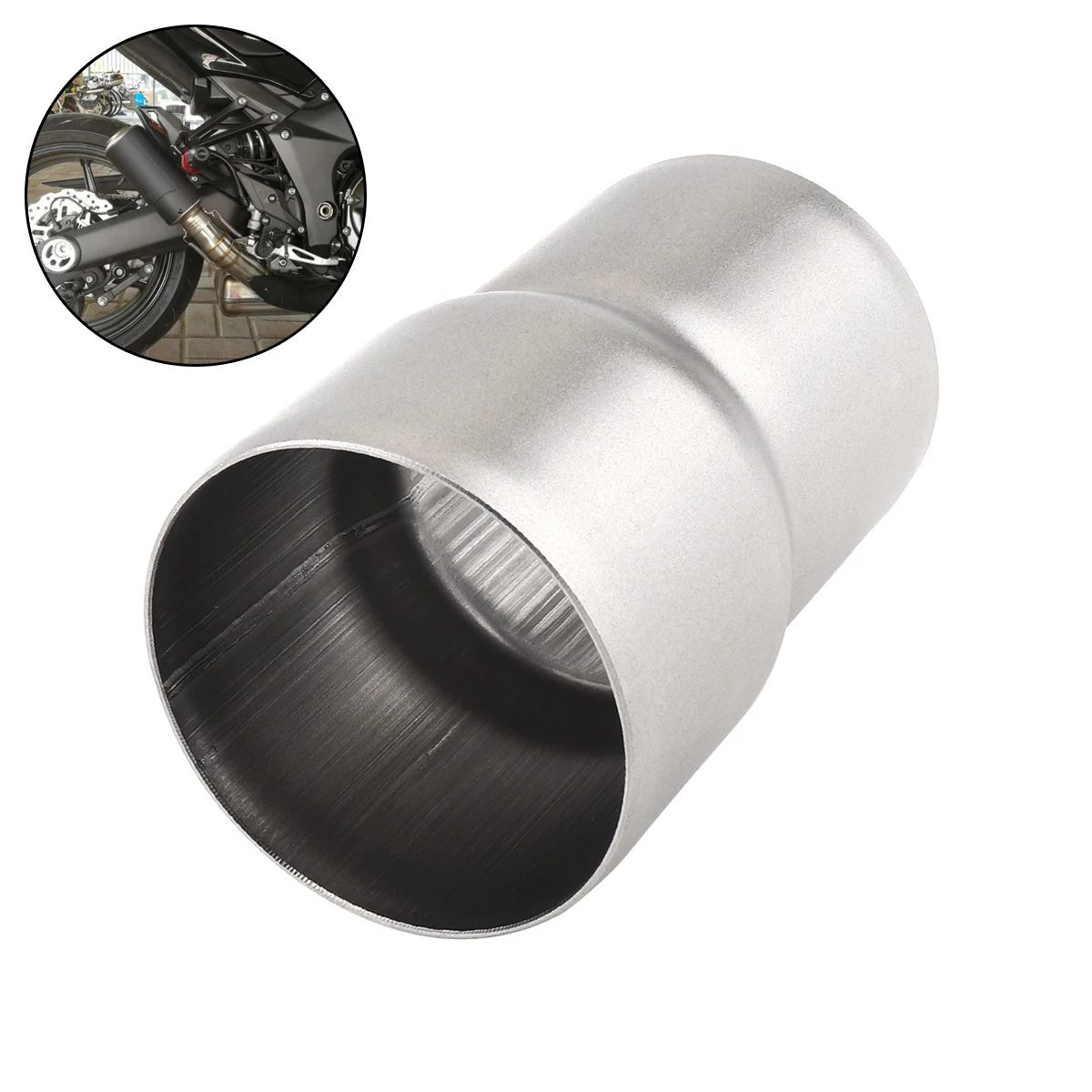 Universal Motorcycle Converter Stainless Steel Exhaust Connection Connect Rod Lower Tube Adjustable Muffler Silencer Connector
Universal Motorcycle Converter Stainless Steel Exhaust Connection Connect Rod Lower Tube Adjustable Muffler Silencer Connector