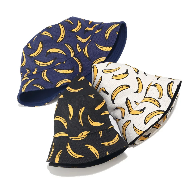 Hip Hop Bucket Hat Double-sided Bucket Hat Men's Women's Banana Print Bob Unisex Hat Fishing Fisherman Hat
Hip Hop Bucket Hat Double-sided Bucket Hat Men's Women's Banana Print Bob Unisex Hat Fishing Fisherman Hat