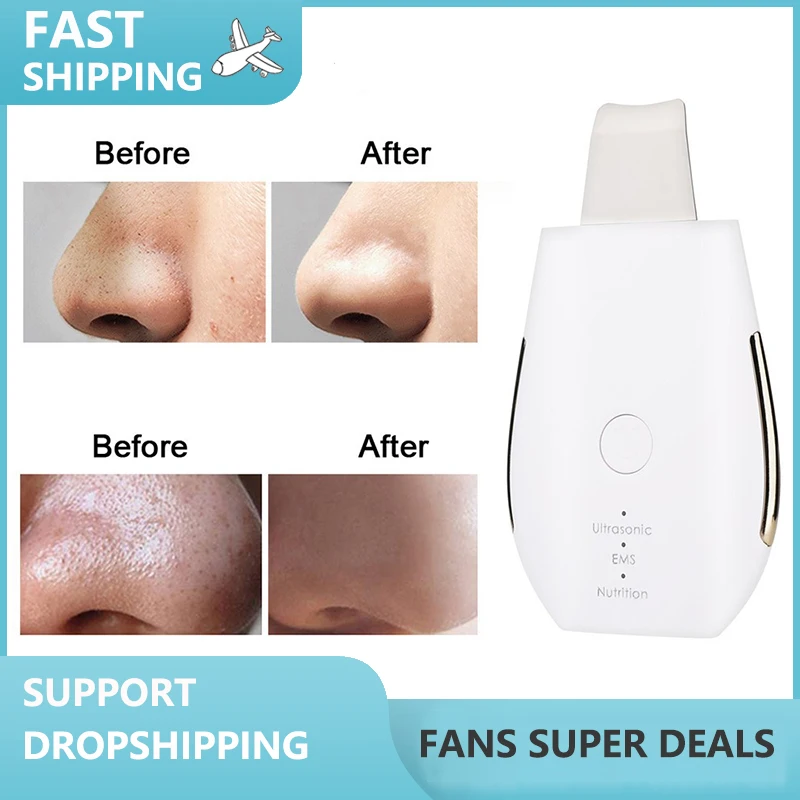 Skin Scrubber Deep Cleaning Face Scrubber Vibrating Facial Cleansing Skin Spatula Peeling Beauty Instrument Device
Skin Scrubber Deep Cleaning Face Scrubber Vibrating Facial Cleansing Skin Spatula Peeling Beauty Instrument Device