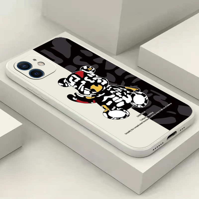 Luxury bear Fashion For iPhone 13 12 11 Pro Max 12 13 Mini X XR XS Max 6 6s 7 8 Plus Phone case white Cover silicone funda coque
Luxury bear Fashion For iPhone 13 12 11 Pro Max 12 13 Mini X XR XS Max 6 6s 7 8 Plus Phone case white Cover silicone funda coque