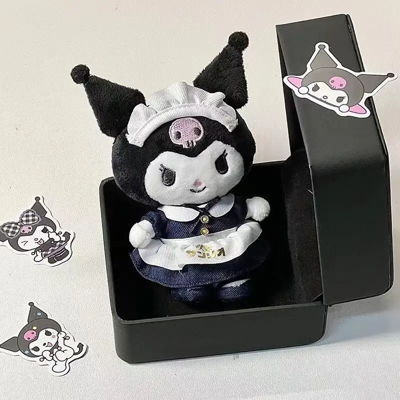 Ins Kawaii Sanrio Cute Kuromi Hello Kitty Coffee Shop Exclusive Maid Dress Design Pendant Plush Doll Keychain Pendant Girl Gift
Ins Kawaii Sanrio Cute Kuromi Hello Kitty Coffee Shop Exclusive Maid Dress Design Pendant Plush Doll Keychain Pendant Girl Gift
