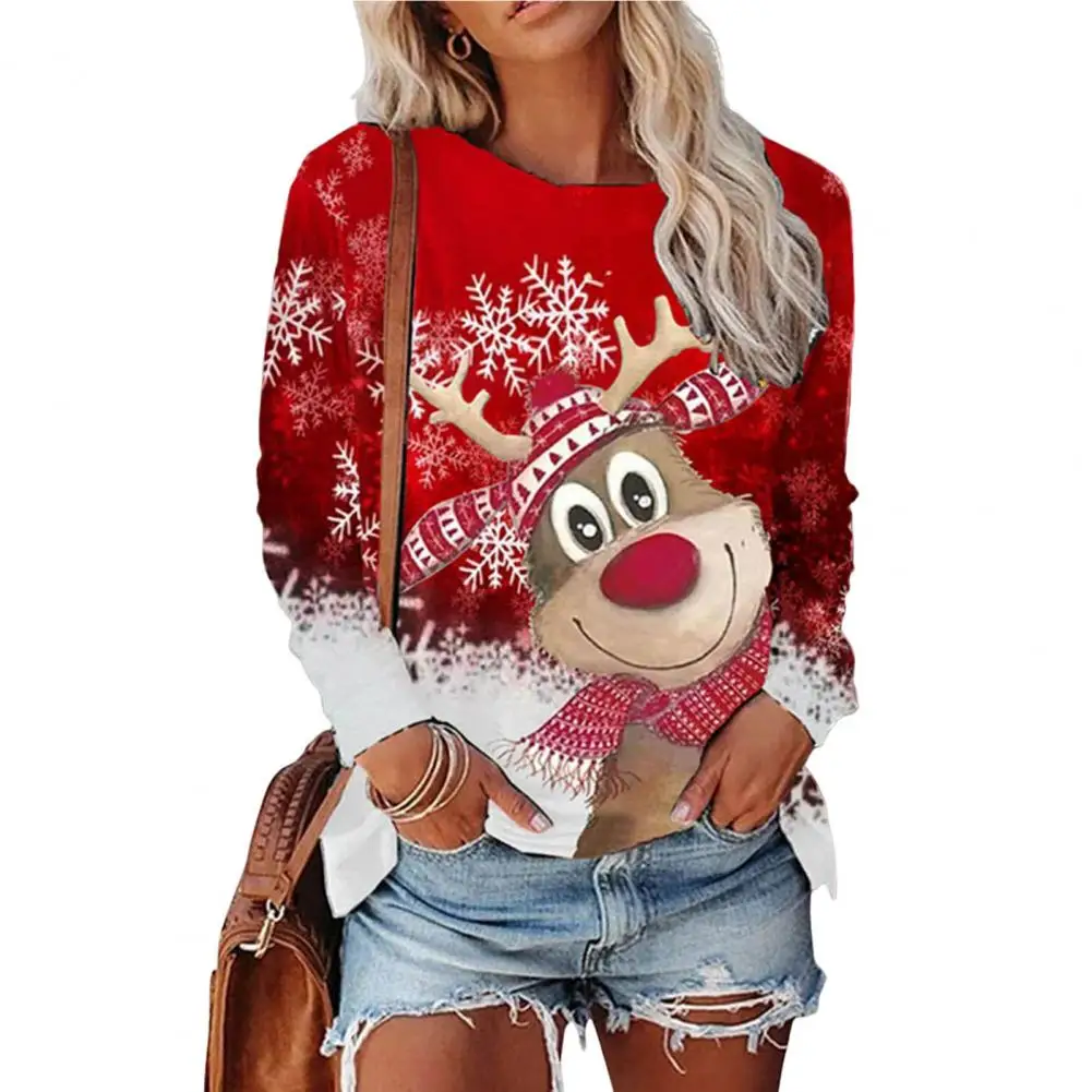 Женские топы, футболка, толстовка, свитшот с рождественским принтом снеговика, блестящая повседневная одежда для активного отдыха, свитшот...
Женские топы, футболка, толстовка, свитшот с рождественским принтом снеговика, блестящая повседневная одежда для активного отдыха, свитшот...