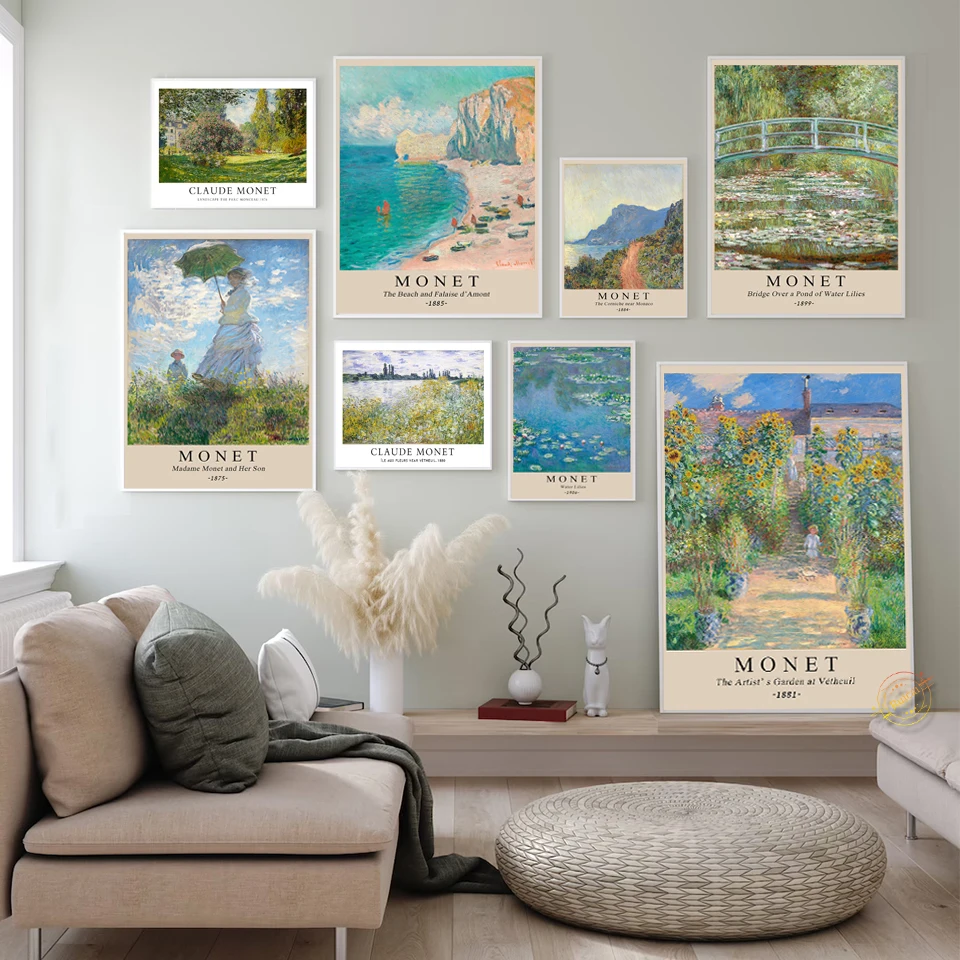 Постер Клода Моне, Картина на холсте, натуральная стена, художественный принт, растительная спальня, Настенная картина для гостиной, домашн... 
Постер Клода Моне, Картина на холсте, натуральная стена, художественный принт, растительная спальня, Настенная картина для гостиной, домашн...