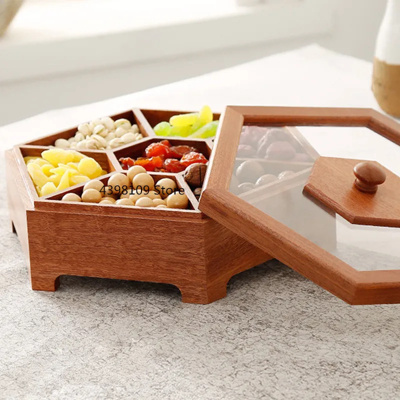 Wooden with Lid Dried Fruit Plate Snack Platter Household Candy Box New Chinese Modern Living Room Storage Box Dried Fruit Plate
Wooden with Lid Dried Fruit Plate Snack Platter Household Candy Box New Chinese Modern Living Room Storage Box Dried Fruit Plate