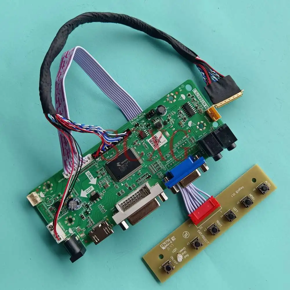 Комплект для N156HGE-LG1, ЖК-матричный контроллер, приводная плата LVDS, 40 контактов, 60 Гц, HDMI-совместимость, DVI VGA, 1920*1080, 15,6 дюйма, панель для ноутбука
Комплект для N156HGE-LG1, ЖК-матричный контроллер, приводная плата LVDS, 40 контактов, 60 Гц, HDMI-совместимость, DVI VGA, 1920*1080, 15,6 дюйма, панель для ноутбука