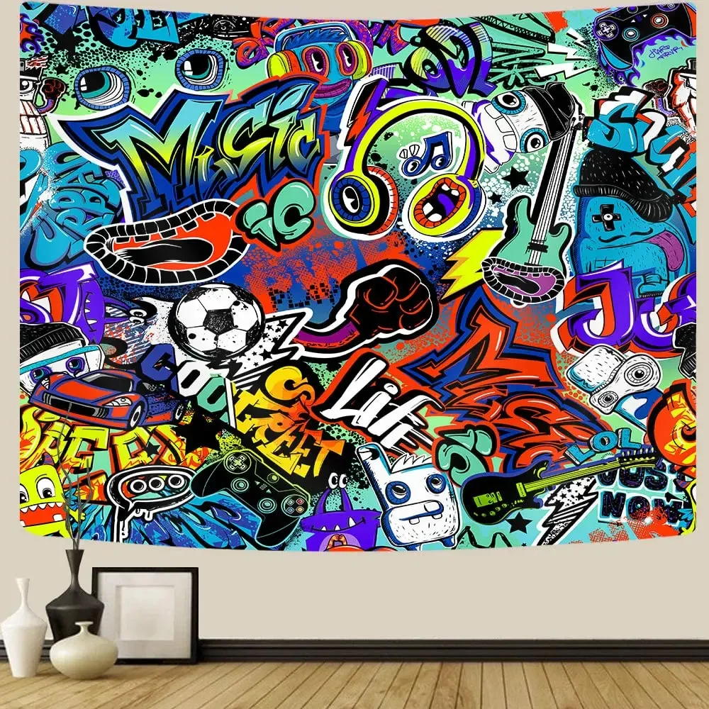 Street Graffiti Tapestry Street Music Hippy Tapestry Art Style Decoration Home Living Room Wall Art
Street Graffiti Tapestry Street Music Hippy Tapestry Art Style Decoration Home Living Room Wall Art