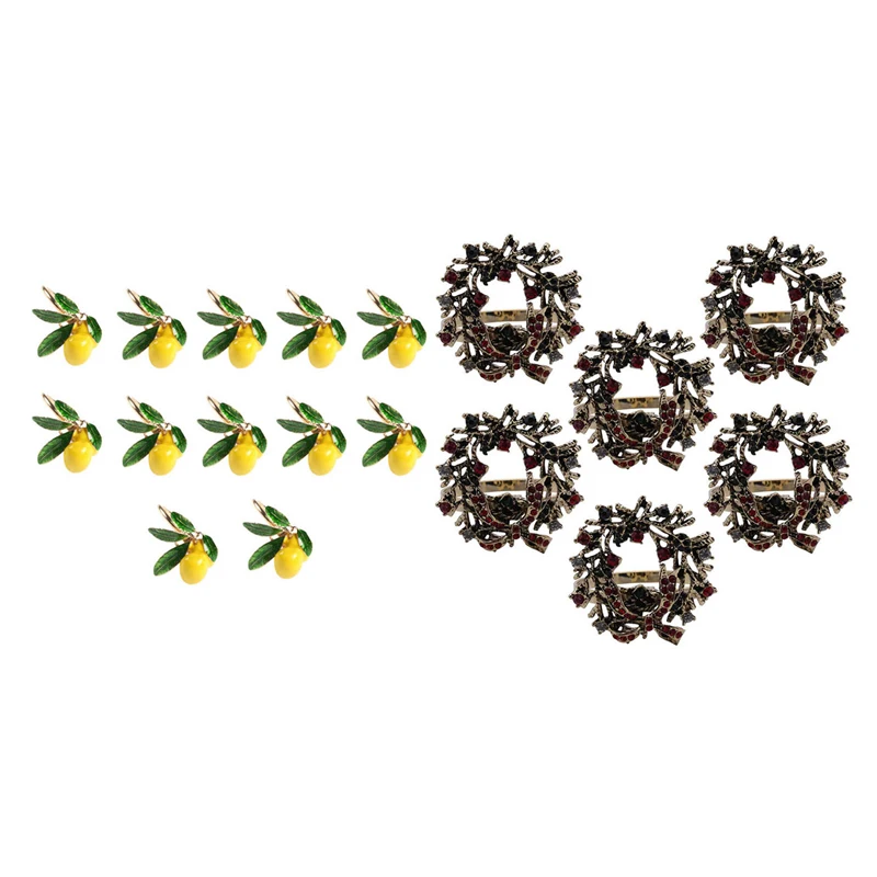 18 Pcs Christmas Wreath Napkin Rings Metal Napkin Buckle Napkin Holder 4.3X4.3Cm & 4.8X3.5Cm
18 Pcs Christmas Wreath Napkin Rings Metal Napkin Buckle Napkin Holder 4.3X4.3Cm & 4.8X3.5Cm
