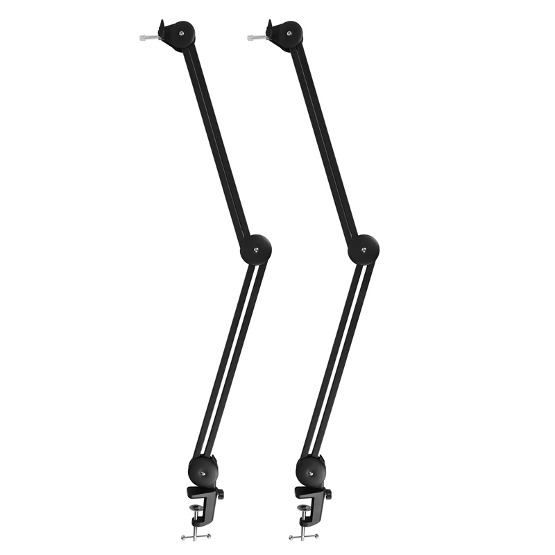 2X Heavy Duty Microphone Stand Adjustable Suspension Boom Arm With Built-In Spring For Voice Recording
2X Heavy Duty Microphone Stand Adjustable Suspension Boom Arm With Built-In Spring For Voice Recording