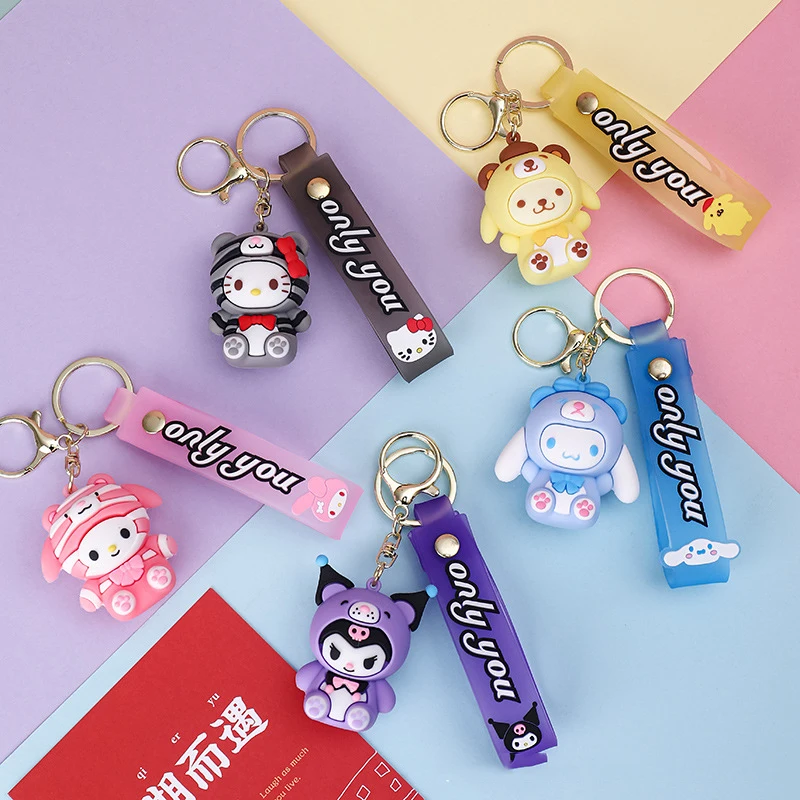 Sanrio Kawaii My Melody Cinnamoroll Kuromi Hello Kitty Cartoon Pvc Keychain Cute Anime Y2K Bag Pendant Decoration
Sanrio Kawaii My Melody Cinnamoroll Kuromi Hello Kitty Cartoon Pvc Keychain Cute Anime Y2K Bag Pendant Decoration