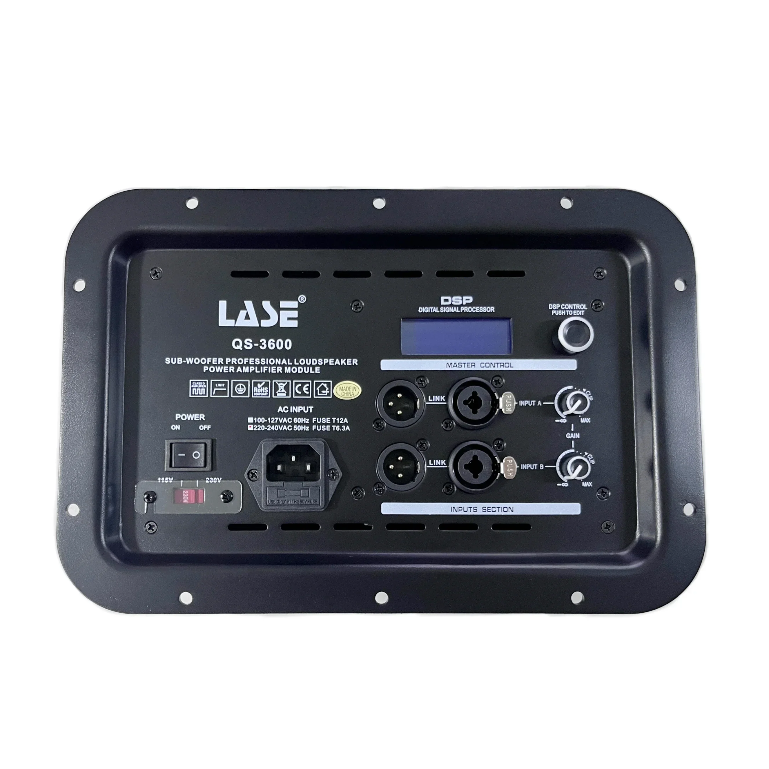 Сменный модуль усилителя LASE QS-3600 для QSC KS212C с питанием от сабвуфера 1600 Вт на 4 Ом