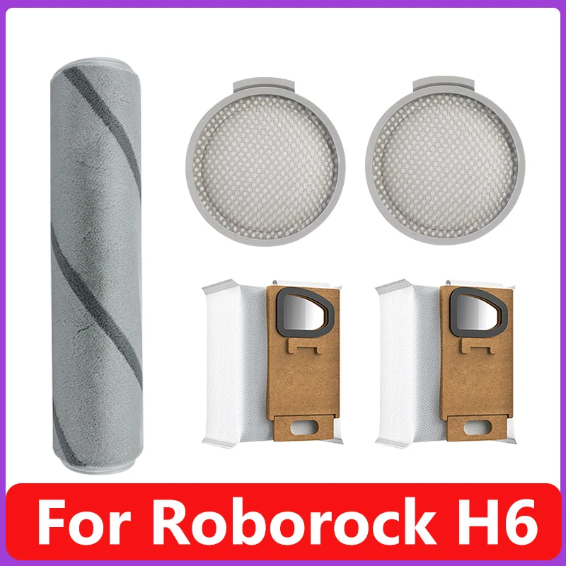 

Roller Brush Dust Bag Filter for Xiaomi Mijia SCWXCQ01RR Roborock H6 Vacuum Cleaner Replaceable Dedicated Parts