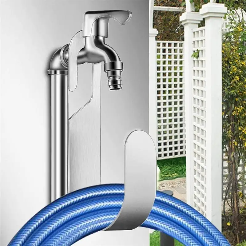 304 Stainless Steel Wall Mount Garden Hose Holder Hose Holder Hook Portable Water Hose Holders for Outside Garden Hose Carrier
304 Stainless Steel Wall Mount Garden Hose Holder Hose Holder Hook Portable Water Hose Holders for Outside Garden Hose Carrier
