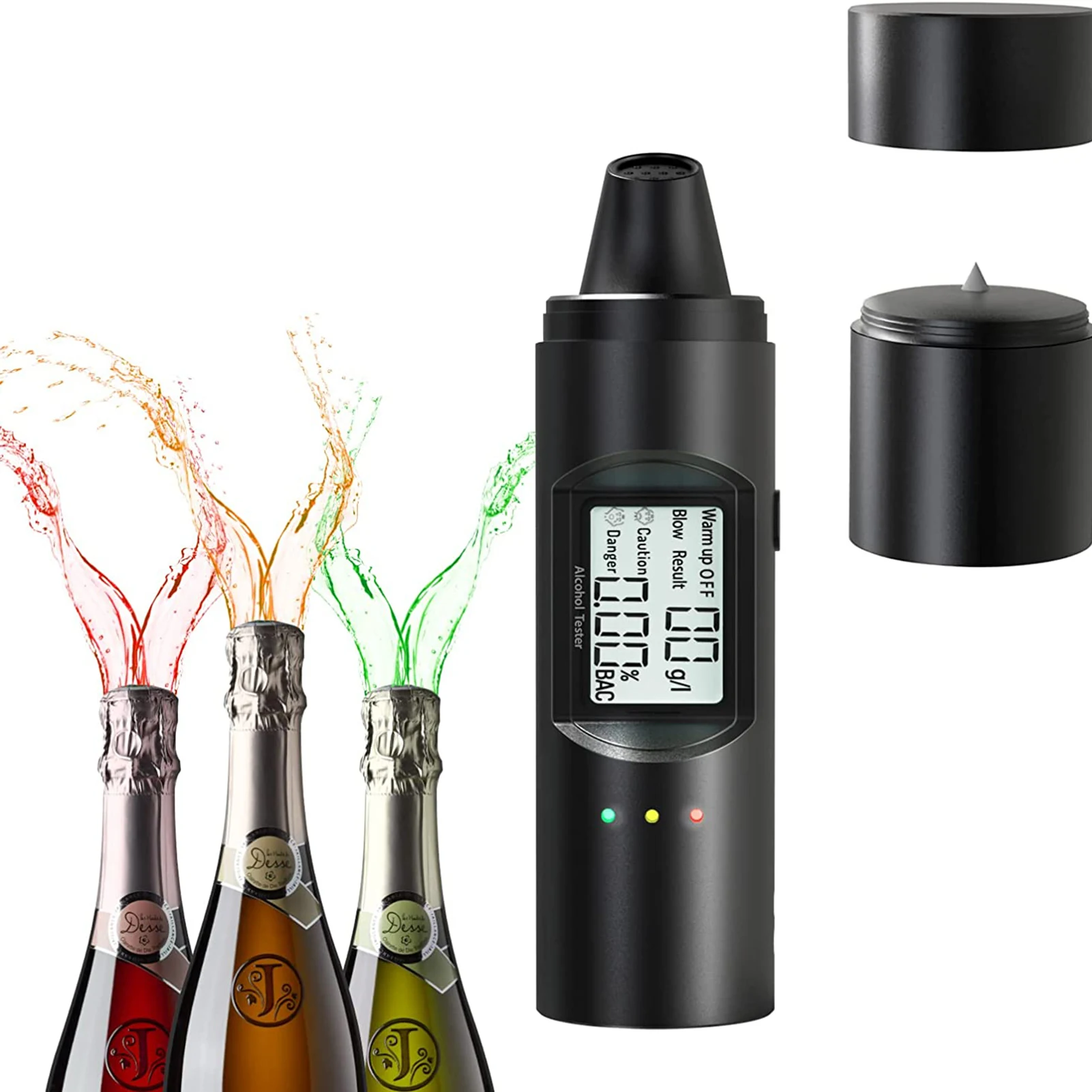 Professional Digital Breath Tester Breathalyzer With LCD Display To Test For Safe Driving Portable Breathalyzers
Professional Digital Breath Tester Breathalyzer With LCD Display To Test For Safe Driving Portable Breathalyzers