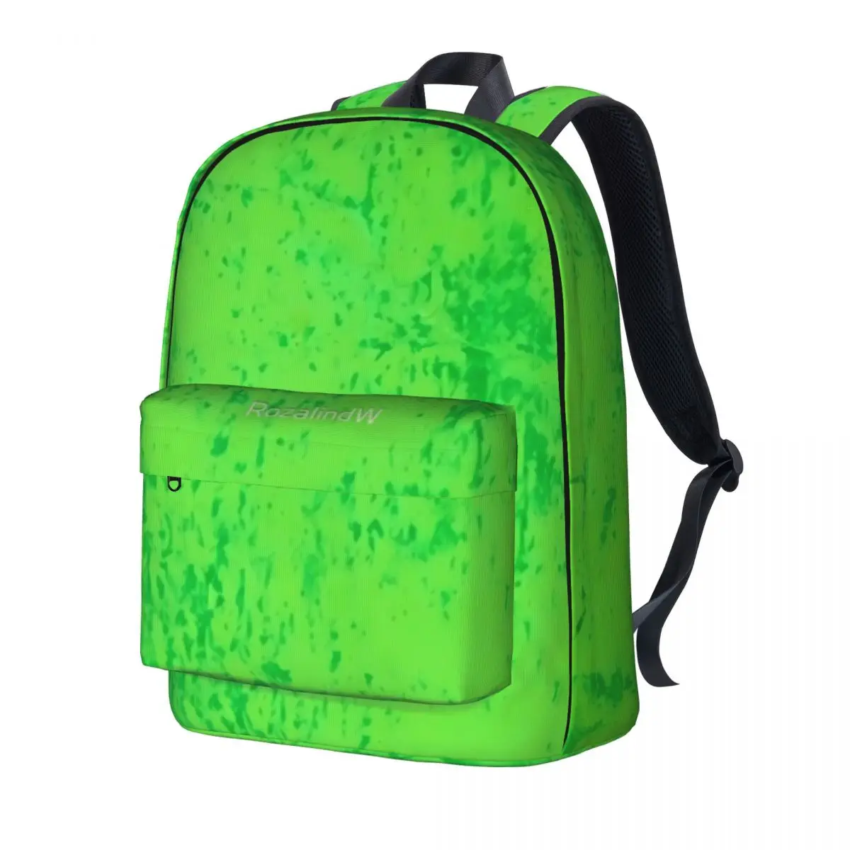 

Рюкзак с принтом зеленого Моха, рюкзаки для трекинга с абстрактным рисунком, повседневные школьные ранцы для мальчиков и девочек, большой рюкзак на заказ