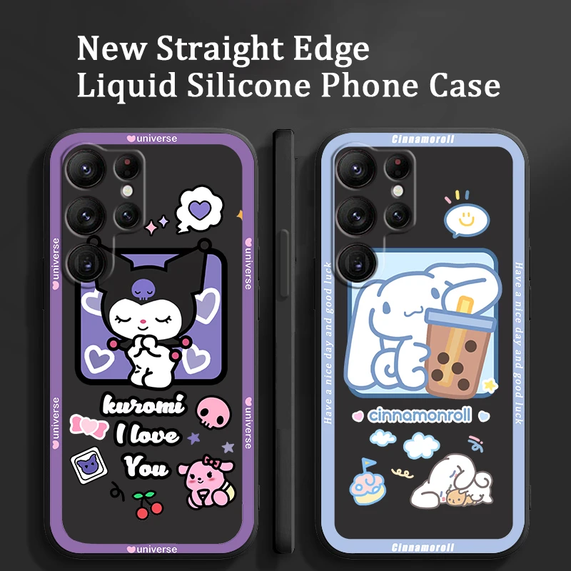 Kulomi Cinnamoroll Cute Art Phone Case For Samsung Galaxy S22 S21 S20 FE S10 Note 20 10 Plus Lite Ultra 5G Liquid Rope Cover
Kulomi Cinnamoroll Cute Art Phone Case For Samsung Galaxy S22 S21 S20 FE S10 Note 20 10 Plus Lite Ultra 5G Liquid Rope Cover