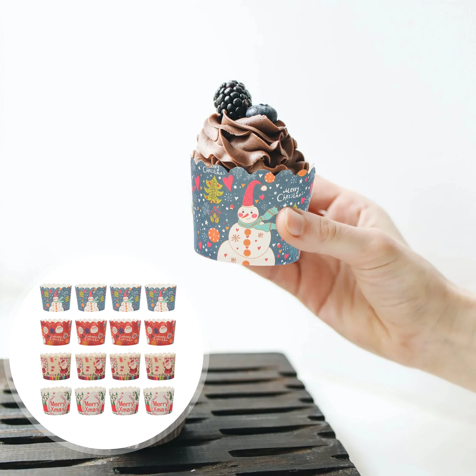 Christmas Cupcake Baking Muffin Liners Cups Cup Paper Wrappers Liner Holiday Cakedisposable Wrapper Egg Tart Pan Party Sleeve
Christmas Cupcake Baking Muffin Liners Cups Cup Paper Wrappers Liner Holiday Cakedisposable Wrapper Egg Tart Pan Party Sleeve