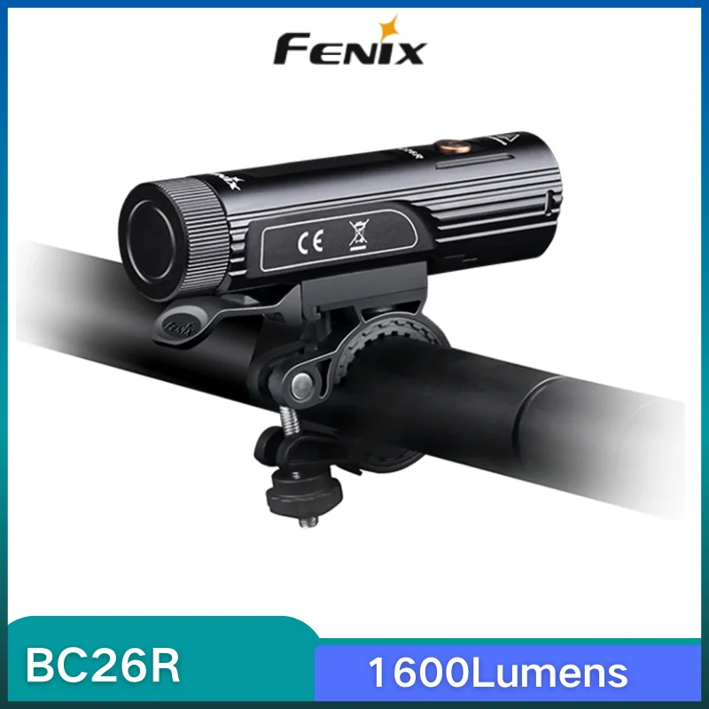 

Fenix BC26R Rechargeable BikeLight 1600Lumens Type-C rechargeable LED Flashlight With 21700 Battery Bicycle Light