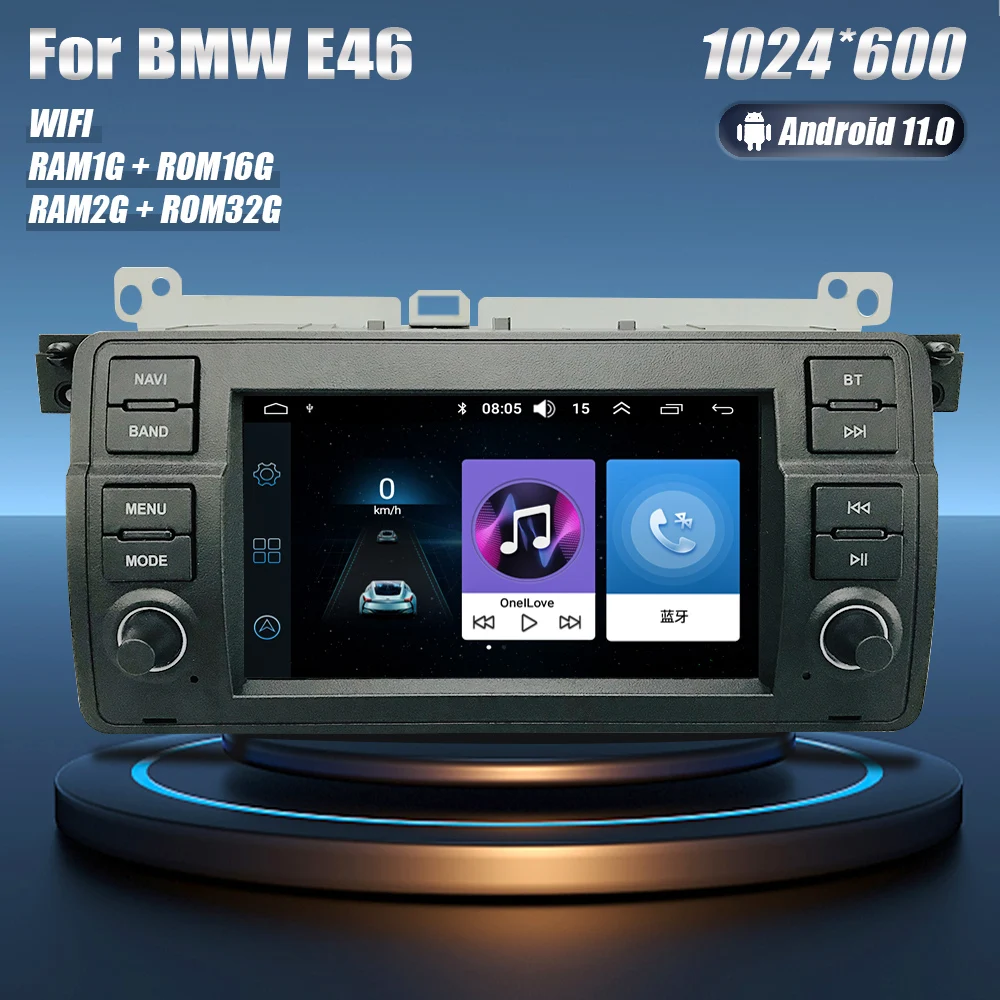 2 Din Car Radio Multimedia GPS Navigation Universal Android 11.0 Auto Radio Car Player Stereo Free Call For BMW E46 7 inch
2 Din Car Radio Multimedia GPS Navigation Universal Android 11.0 Auto Radio Car Player Stereo Free Call For BMW E46 7 inch