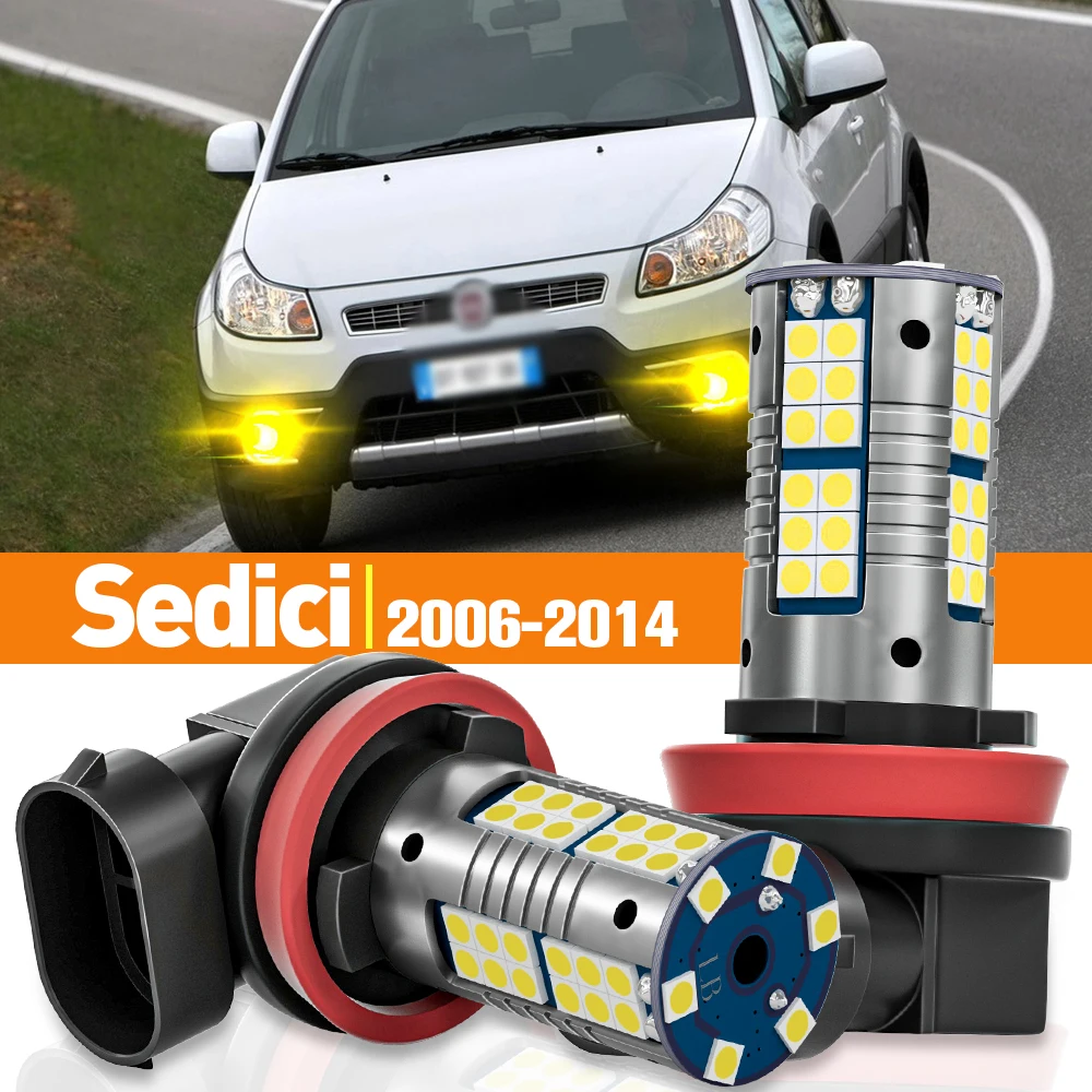 2pcs LED Fog Light For Fiat Sedici 2006 2007 2008 2009 2010 2011 2012 2013 2014 Accessories Canbus Lamp
2pcs LED Fog Light For Fiat Sedici 2006 2007 2008 2009 2010 2011 2012 2013 2014 Accessories Canbus Lamp