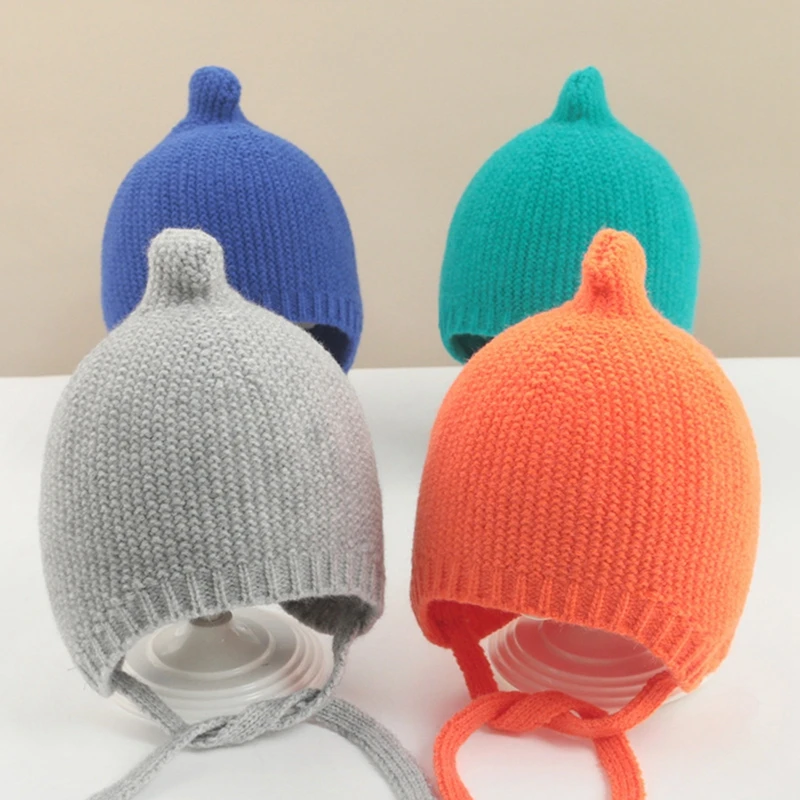 Cute Baby Hat Warm Knitted Kids Girl Boys Autumn Winter Bonnet Hat Solid Color Lacing Children Toddler Cap Beanie
Cute Baby Hat Warm Knitted Kids Girl Boys Autumn Winter Bonnet Hat Solid Color Lacing Children Toddler Cap Beanie