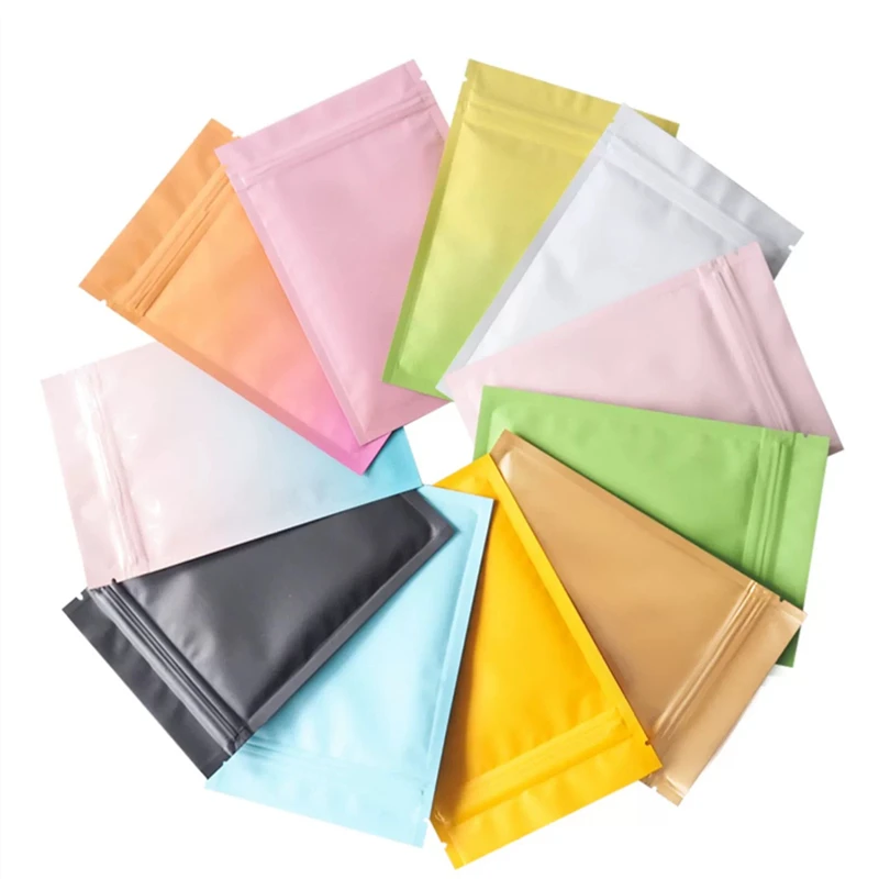 50pc Small Matte Flat Gift Jewelry Pouch Resealable Smell Proof Zip Lock Plastic Bags Seal Foil Package Bag For Powder/Salt/Food 
50pc Small Matte Flat Gift Jewelry Pouch Resealable Smell Proof Zip Lock Plastic Bags Seal Foil Package Bag For Powder/Salt/Food