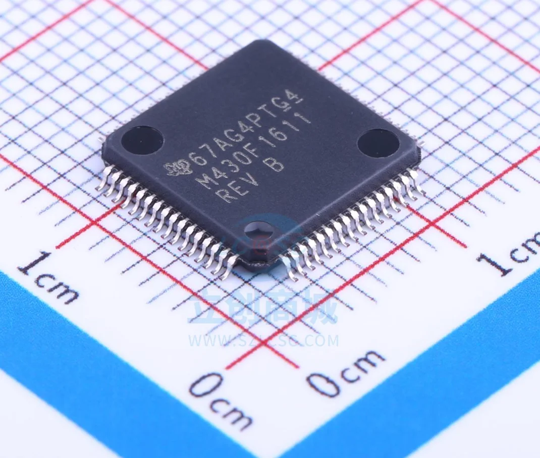 MSP430F1611IPMR Package LQFP-64 New Original Genuine Microcontroller (MCU/MPU/SOC) IC Chip
MSP430F1611IPMR Package LQFP-64 New Original Genuine Microcontroller (MCU/MPU/SOC) IC Chip
