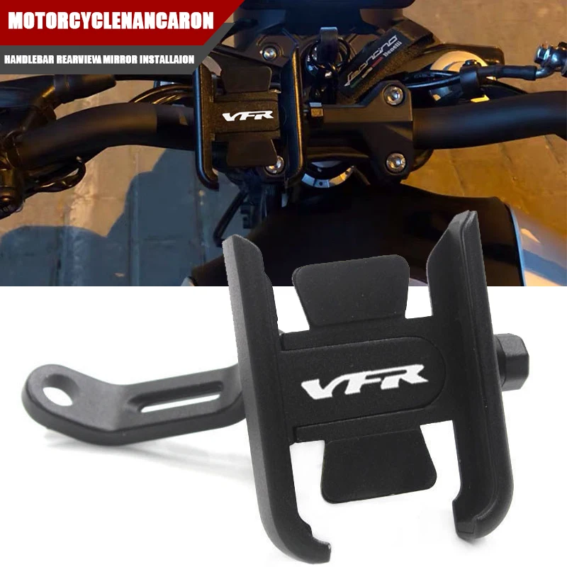 

Motorbike Handlebar Mobile Phone Holder GPS Stand Bracket For HONDA VFR750 VFR800 VFR1200/F VFR 750 800 1200 1200F Accessories