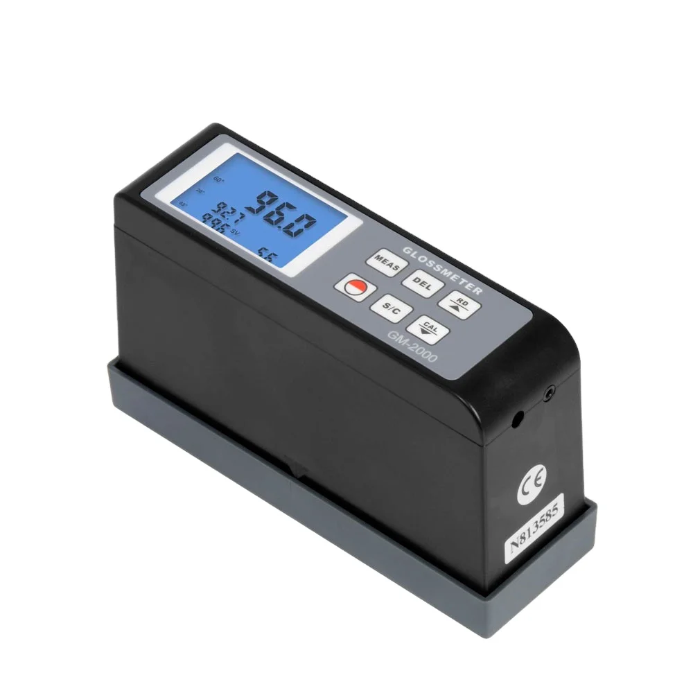 GM-2000 Portable Gloss Meter Multi-angle 20/60/85 Glossmeter for Floor Car Paint Marble 0-2000GU
GM-2000 Portable Gloss Meter Multi-angle 20/60/85 Glossmeter for Floor Car Paint Marble 0-2000GU