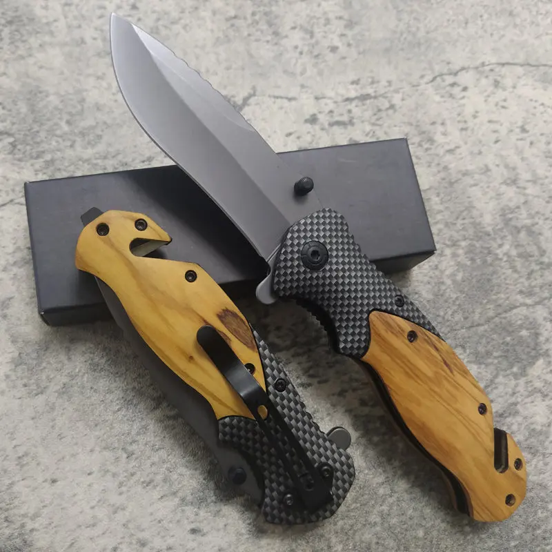 Original Military Folding Blade Pocket Knife Mirror Blade Wood Handle for Outdoors Camping Hunting Tactical Survival EDC Tool 
Original Military Folding Blade Pocket Knife Mirror Blade Wood Handle for Outdoors Camping Hunting Tactical Survival EDC Tool