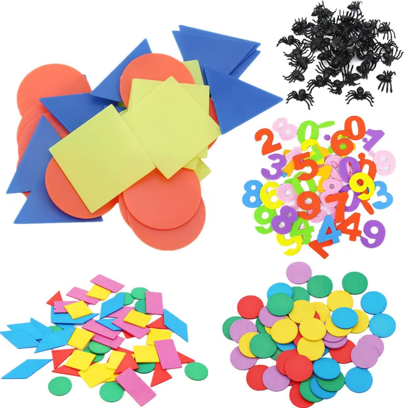 30Pcs Geometric Figure Counting Chips Kids Toy Early Educational Learning Toy Kindergarten Math Number Games Toys Spider Toys
30Pcs Geometric Figure Counting Chips Kids Toy Early Educational Learning Toy Kindergarten Math Number Games Toys Spider Toys