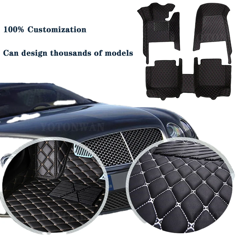 

YOTONWAN High-Quality Custom Car Floor Mat For Audi A3 8V7 8VE Convertible 2008-2018 Years 100% Fit Interior Details Auto Parts