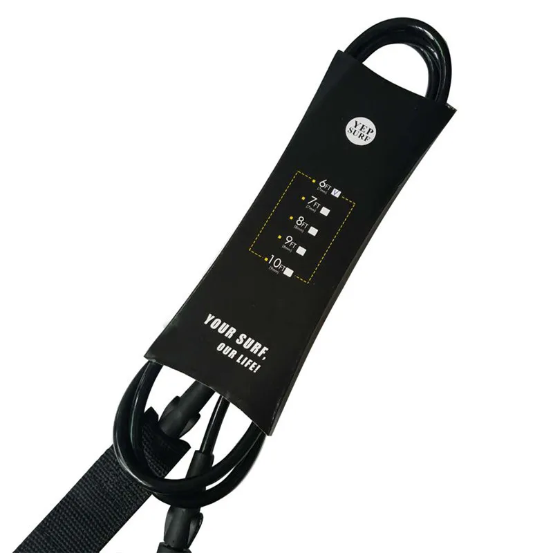 Surf “Yep Surf” Leash 10ft 9mm Straight Leash Black Colors Destroy New Design Surfboard Leash 1pc
Surf “Yep Surf” Leash 10ft 9mm Straight Leash Black Colors Destroy New Design Surfboard Leash 1pc