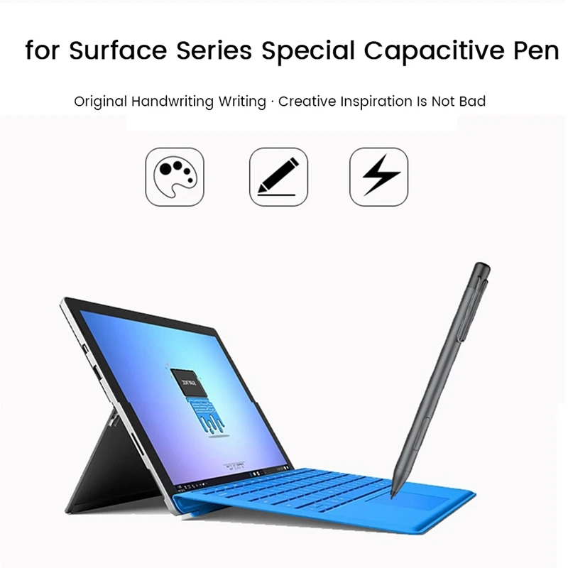 Ручка емкостная для Microsoft Surface 3 Pro3/4/5/6/Book/Laptop/Go, 1024 уровней нажатия Touch, серебристая
Ручка емкостная для Microsoft Surface 3 Pro3/4/5/6/Book/Laptop/Go, 1024 уровней нажатия Touch, серебристая