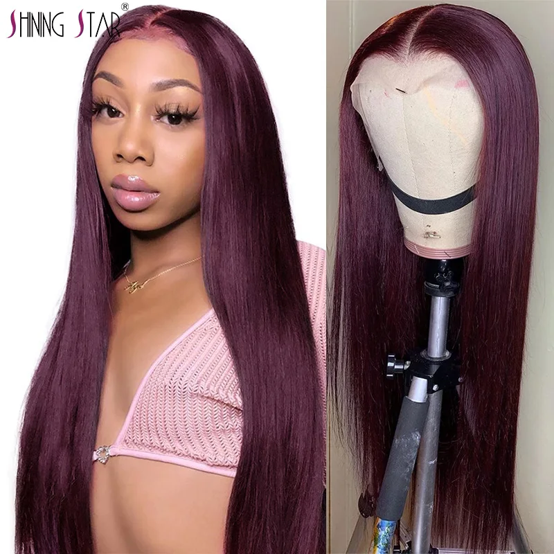 Straight Lace Front Wigs For Women Burgundy 99J Colored Human Hair Wigs Pre Plucked Straight 13x4 Lace Frontal Wig Peruvian Hair
Straight Lace Front Wigs For Women Burgundy 99J Colored Human Hair Wigs Pre Plucked Straight 13x4 Lace Frontal Wig Peruvian Hair