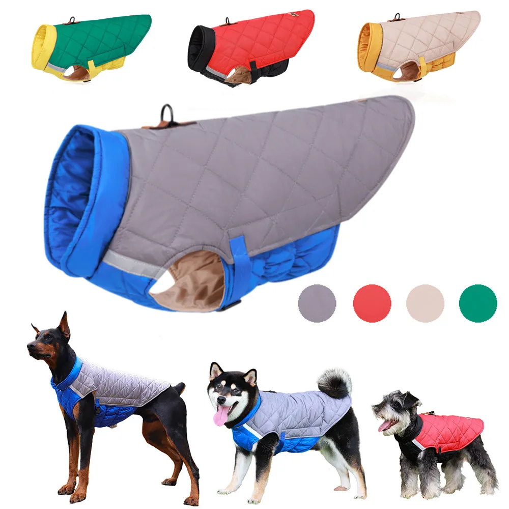 Dog Harness Vest Clothes Reflective Warm Thicken Cotton Pet Puppy Jacket Coat Sweatshirt For Small Medium Dogs Apparel Costume
Dog Harness Vest Clothes Reflective Warm Thicken Cotton Pet Puppy Jacket Coat Sweatshirt For Small Medium Dogs Apparel Costume